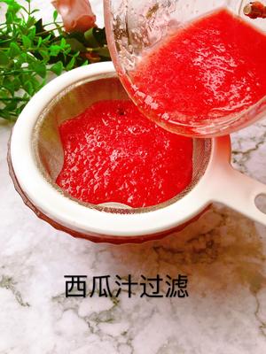 西瓜🍉果冻的做法 步骤2