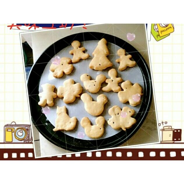 卡通黄油饼干