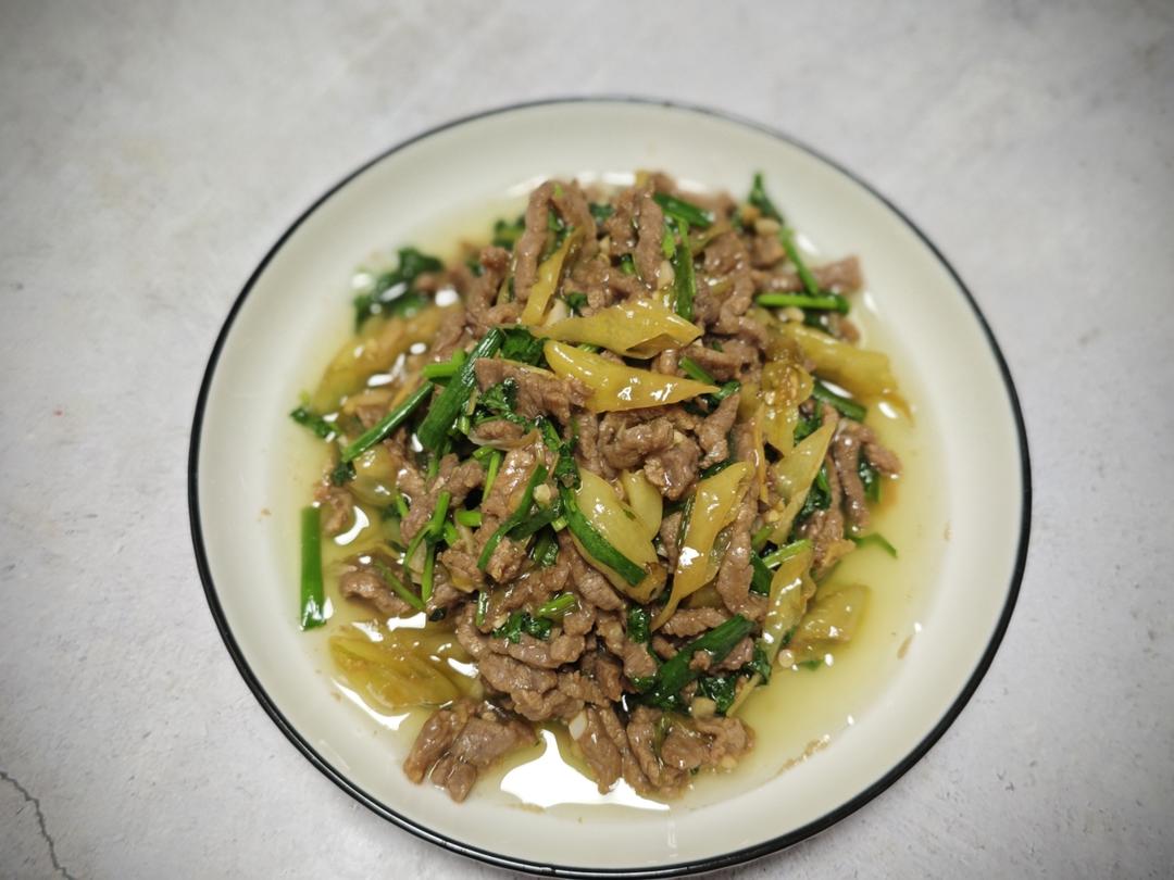 🥙香辣鲜嫩的泡椒牛肉，真的太好吃了，晚上多干了两碗饭🍚🍚，酸酸辣辣开胃的下饭菜