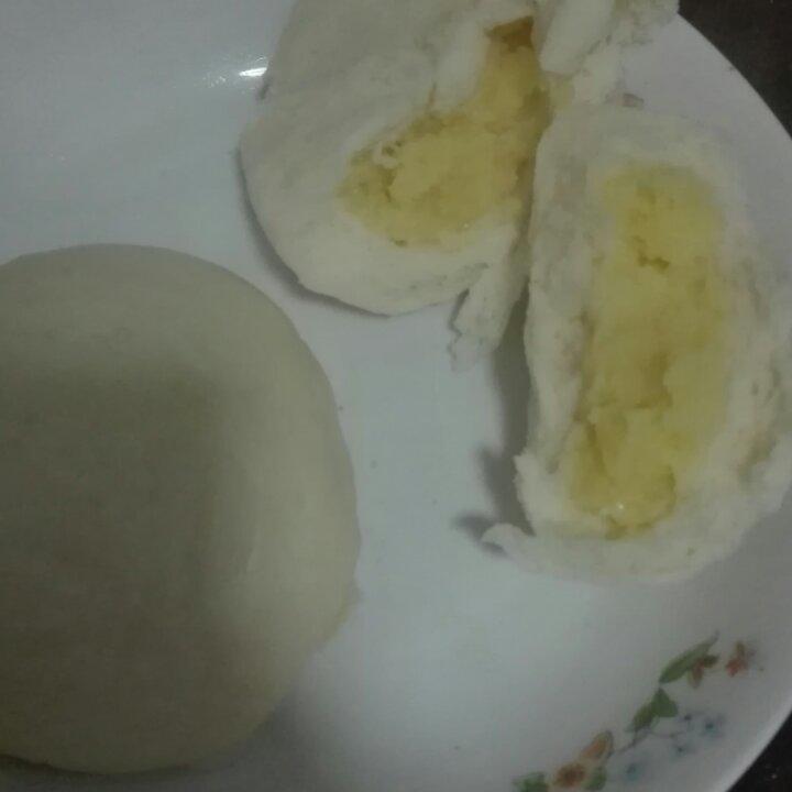 自制无油奶黄包