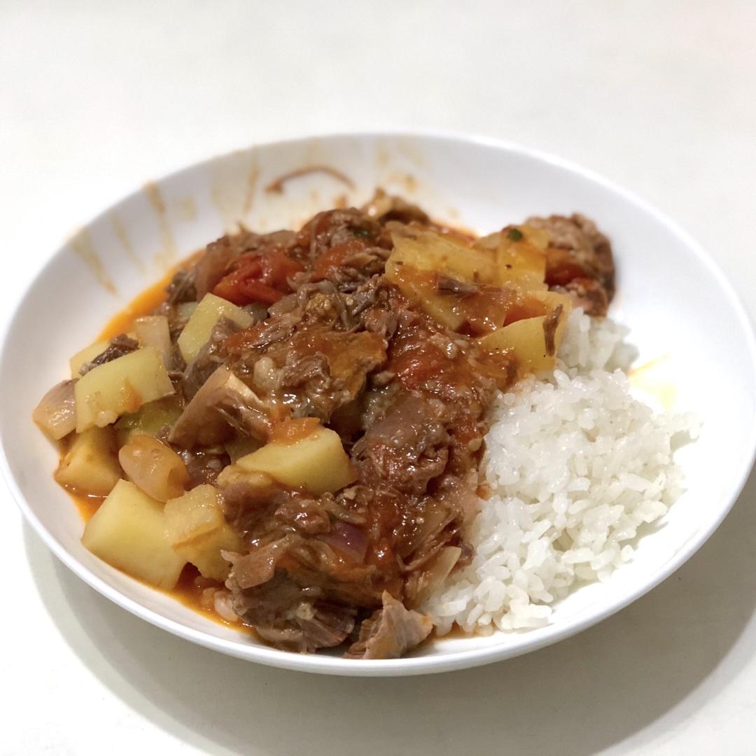 番茄牛腩(这样做牛肉不会老哦）