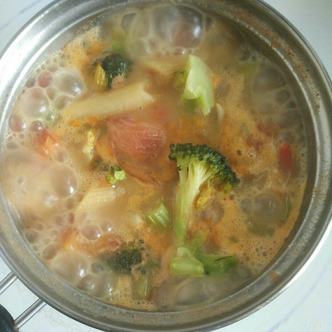 咖喱时蔬通心面