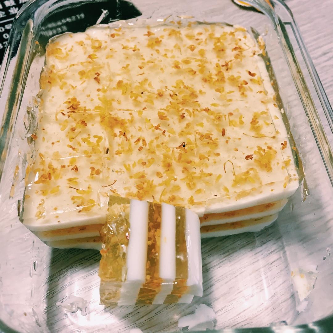 椰汁桂花糕   #夏日甜点#