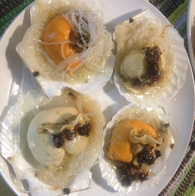 蒜蓉粉丝蒸扇贝