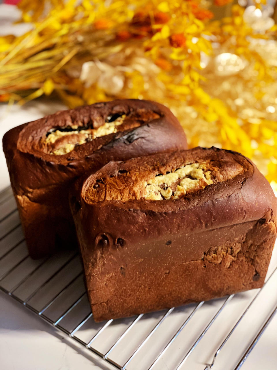 巧克力香蕉奶酪吐司