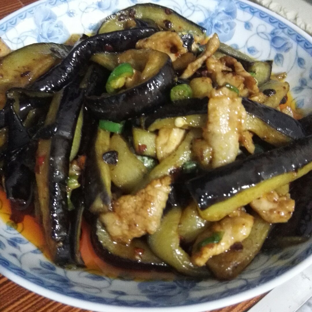 红烧肉沫茄子