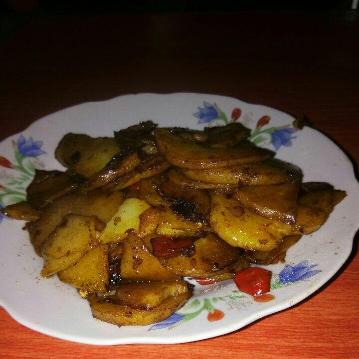 青椒土豆，素菜也可以香香的