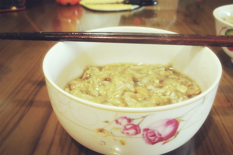 烂糊肉丝