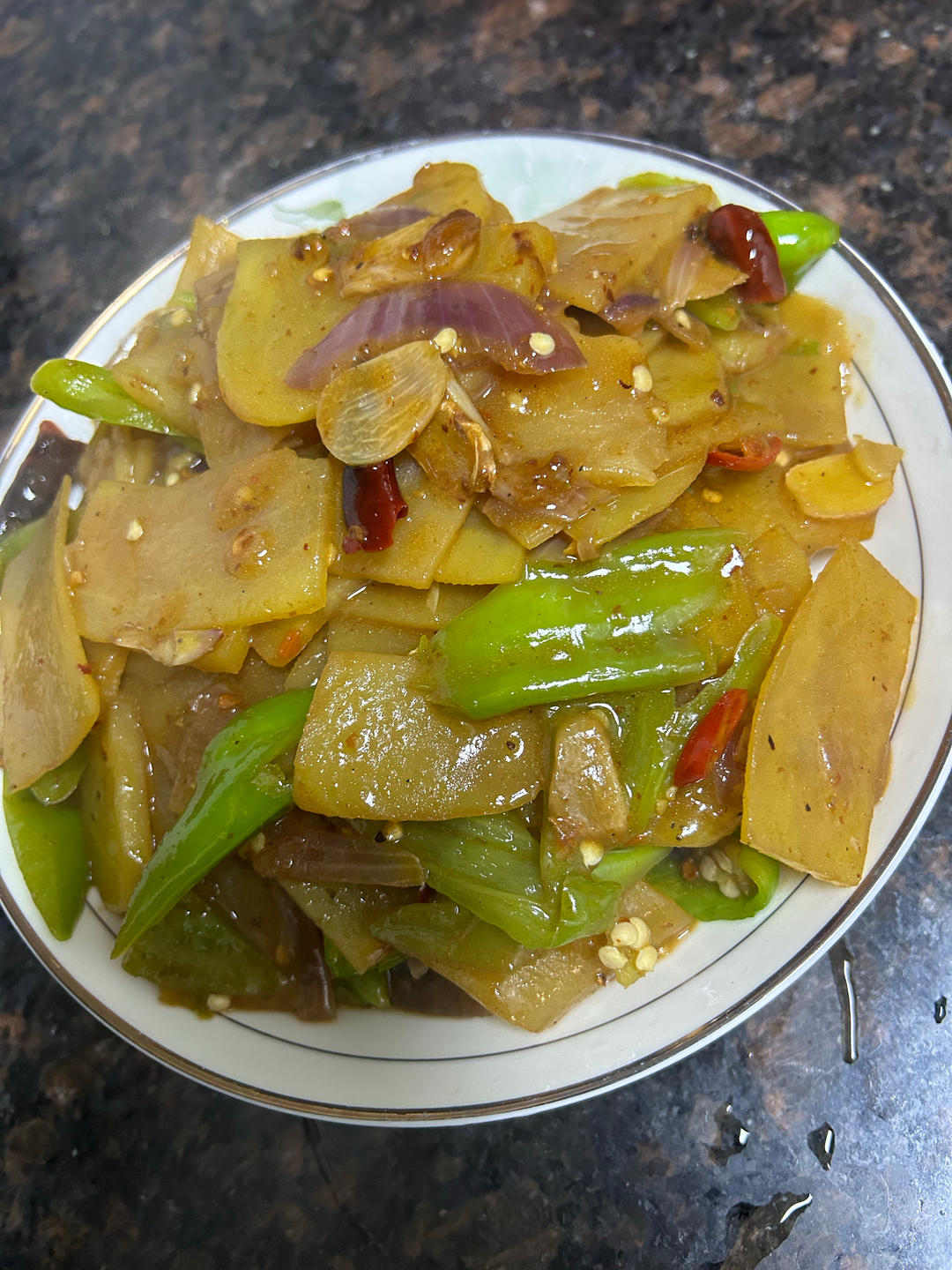 青椒土豆片
