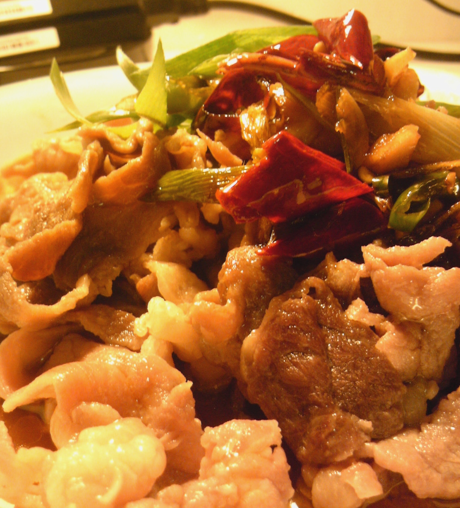 狐狸花花做的白灼肥牛