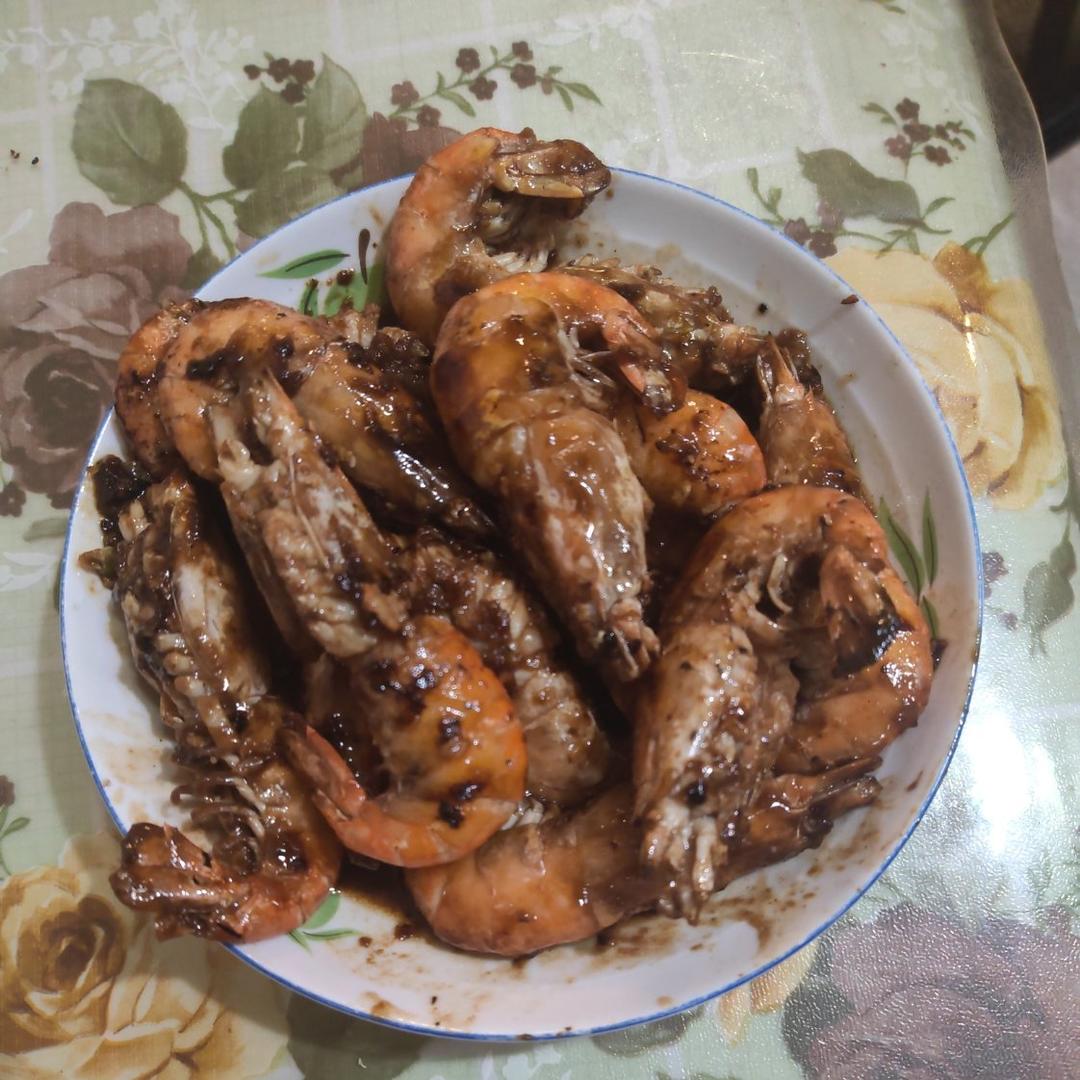 蒜爆黄油罗氏虾🦐超快手 零失败