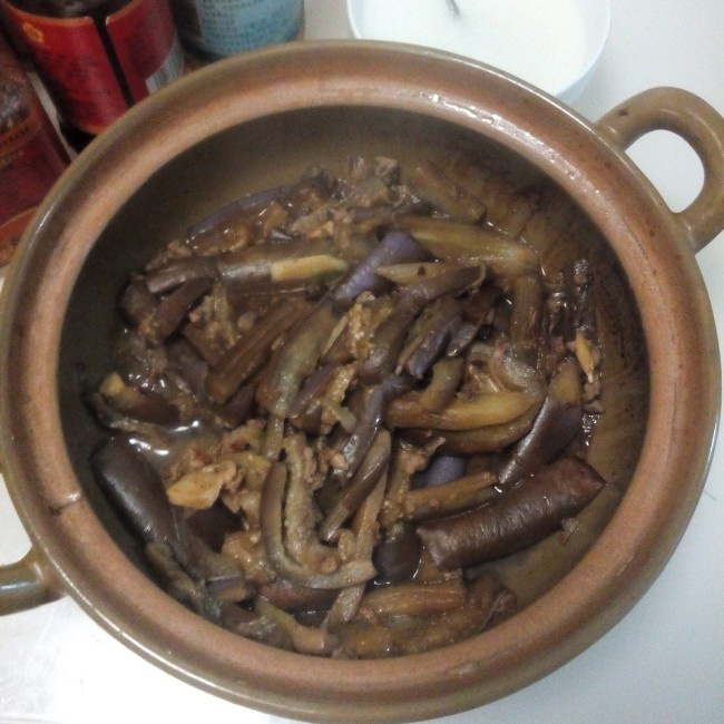 红烧肉末茄子