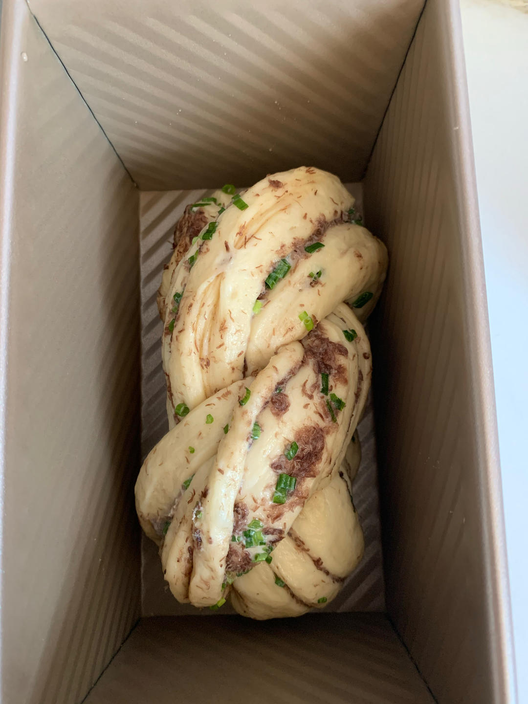 香葱肉松手撕吐司
