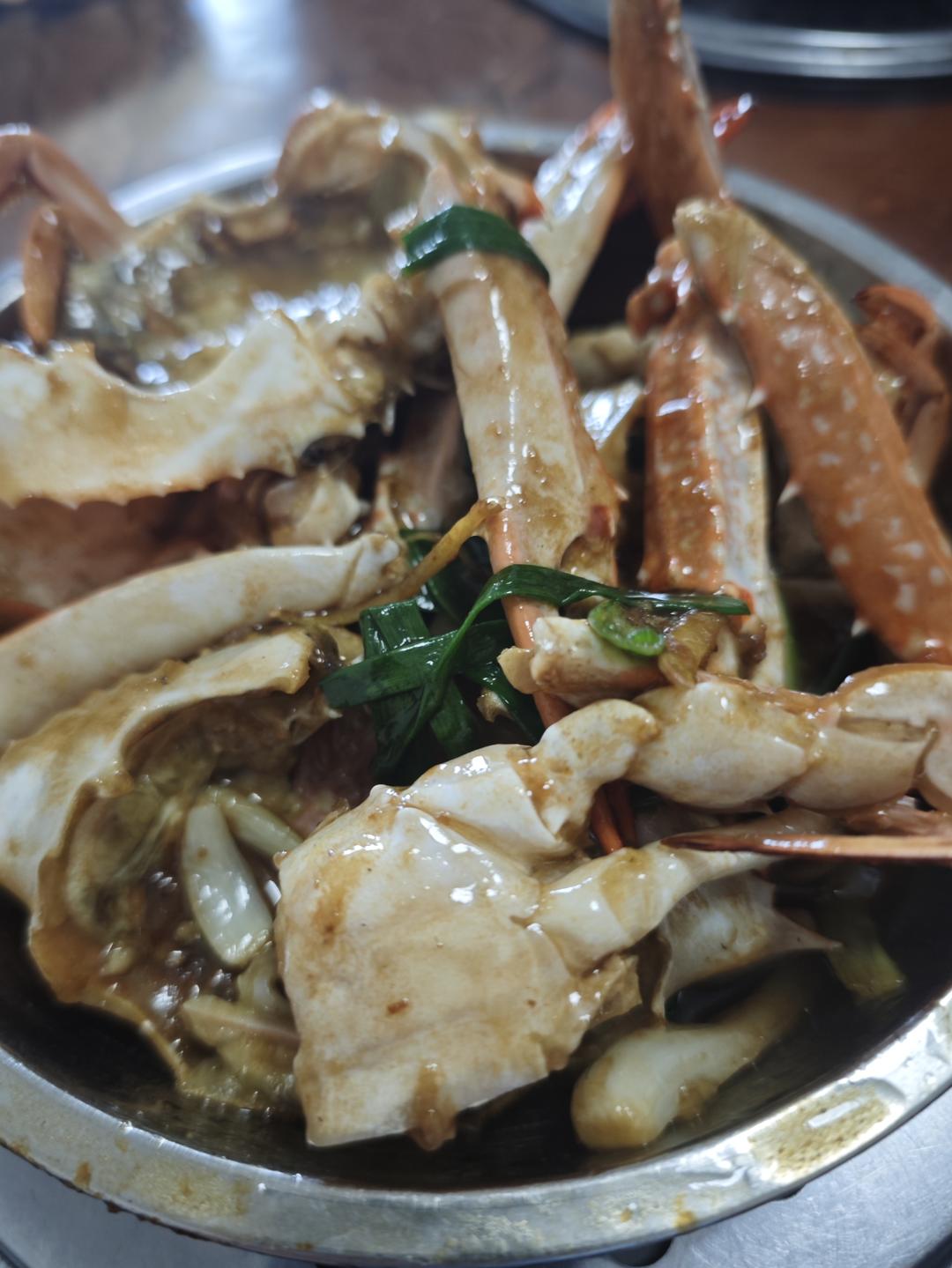 锅气十足🔥姜葱炒蟹