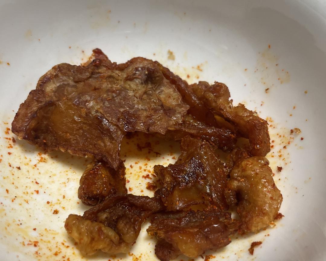 空气炸锅烤鸡皮