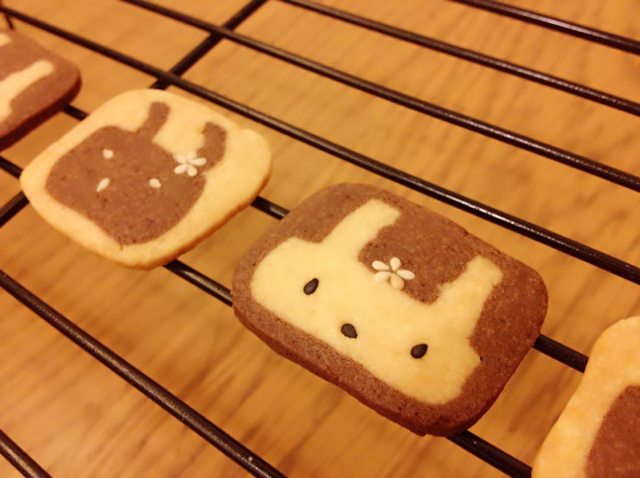 抹茶兔兔曲奇（比熊猫简单！超详细实物图+超良心手绘图）