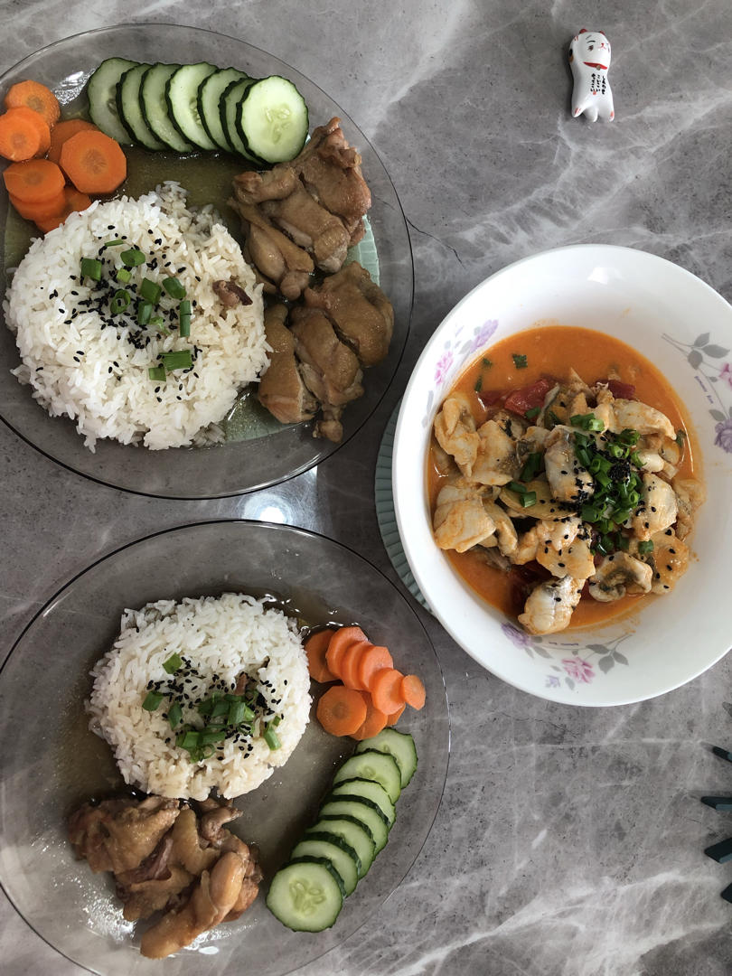 自制照烧鸡腿饭，好吃到舔碗！