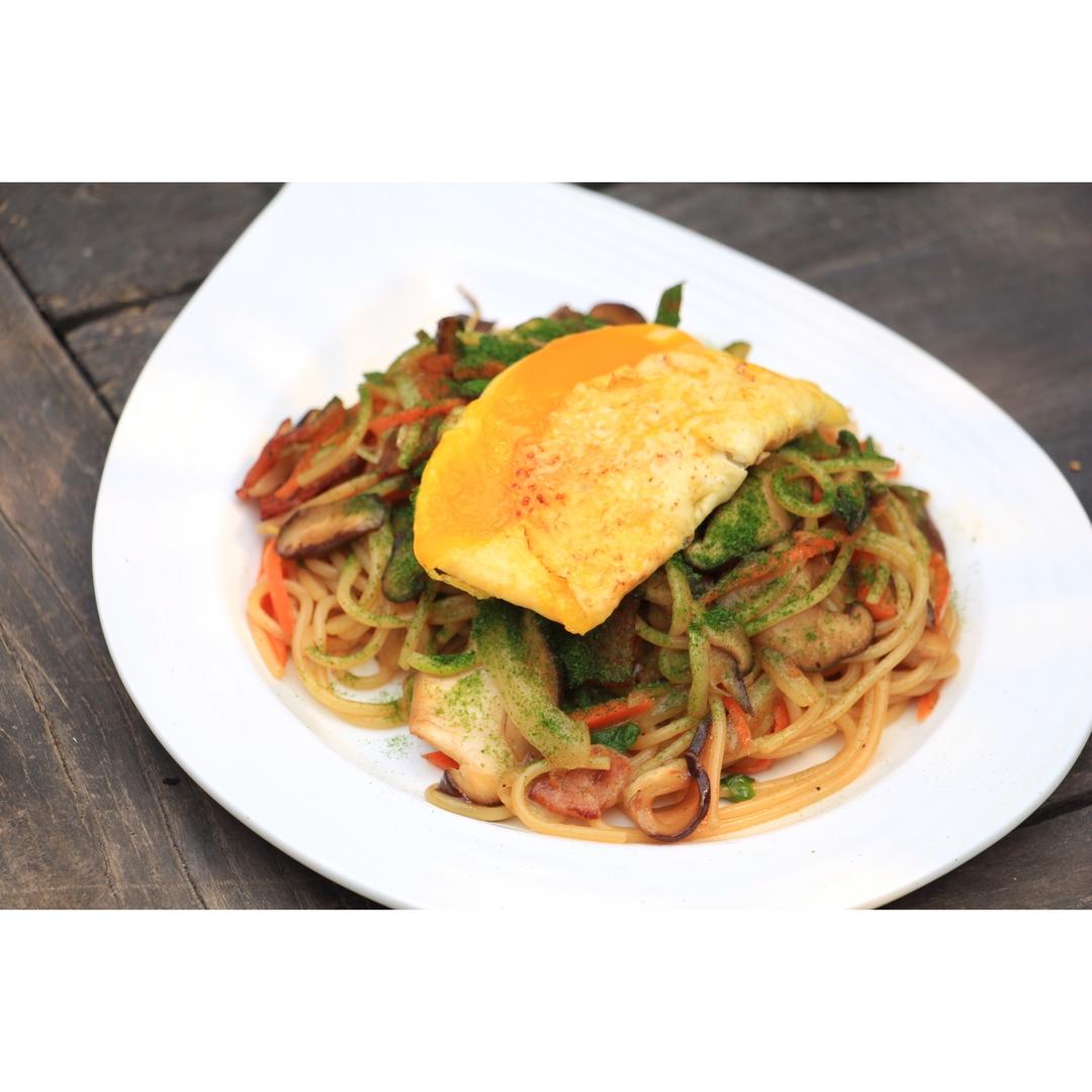 溏心蛋海苔酱油炒面【食材包操作说明】