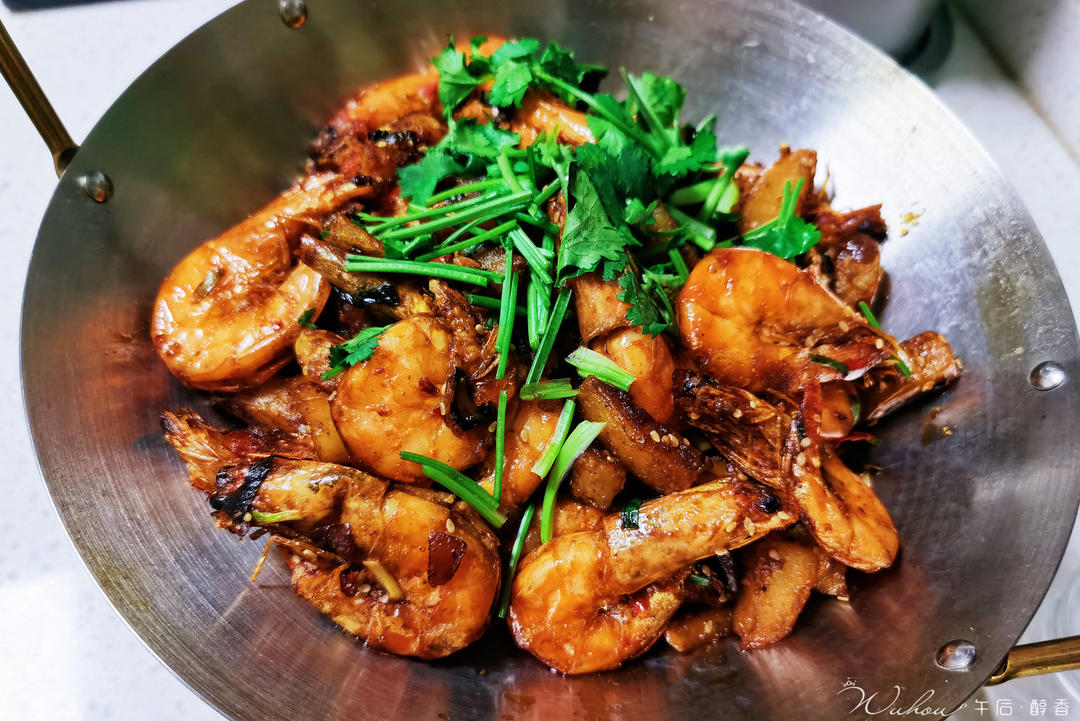 🔥好吃到舔手指的香辣干锅虾，简单又下饭