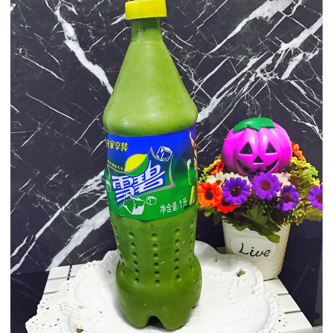 张露允做的抹茶雪碧蛋糕(图解)