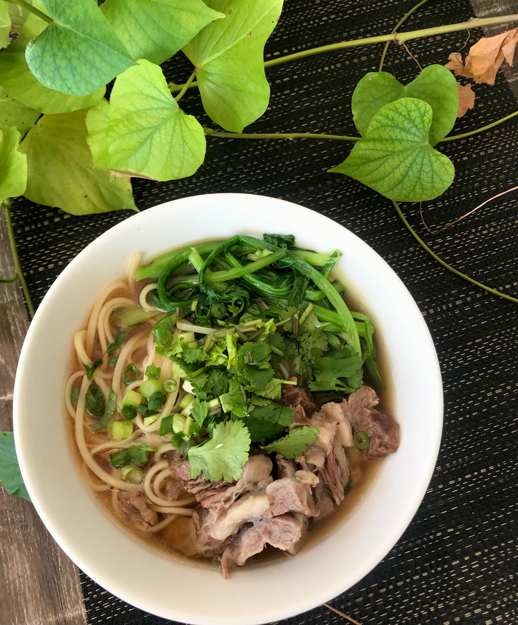 鲜掉眉毛的清炖牛肉汤（面）