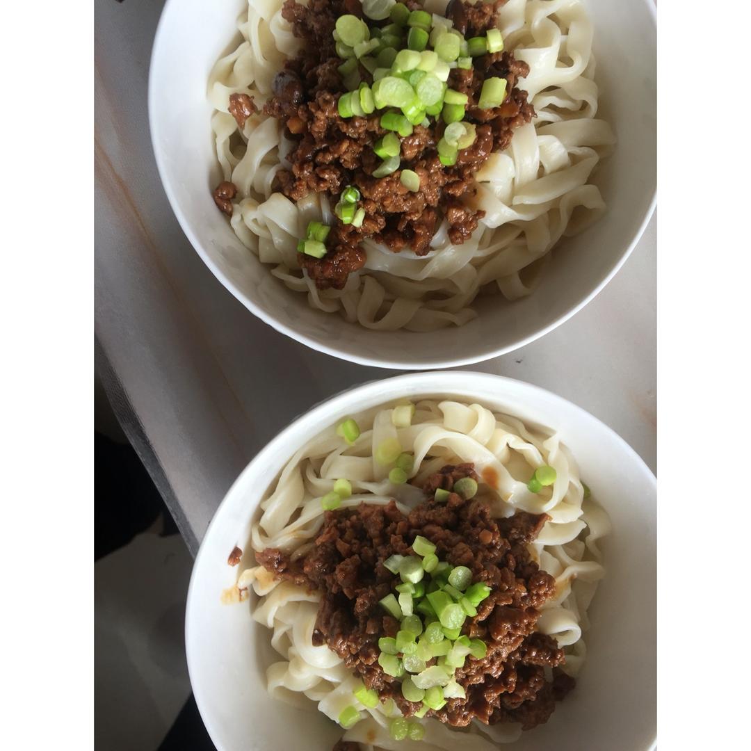 自制杂酱面