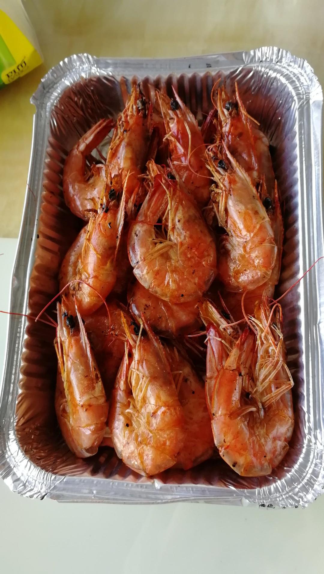 烤虾干