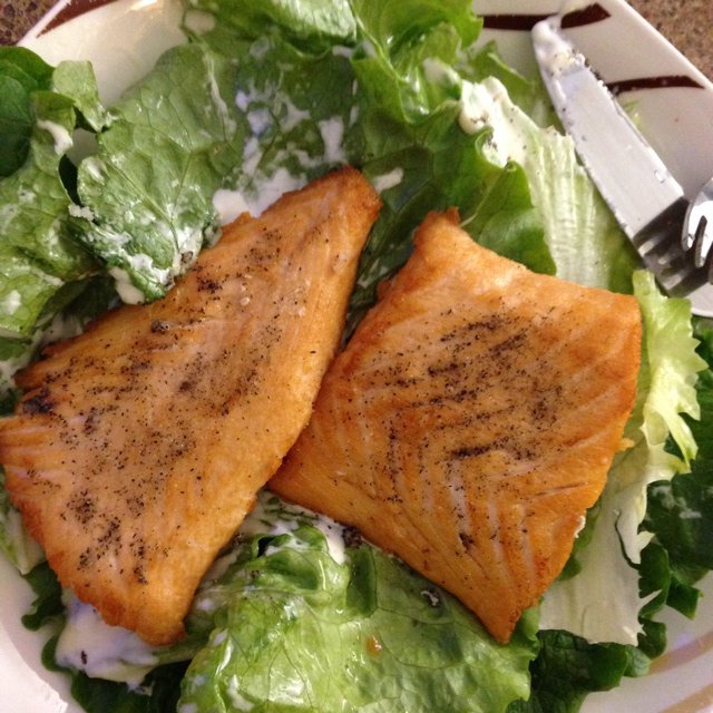 无油香煎三文鱼