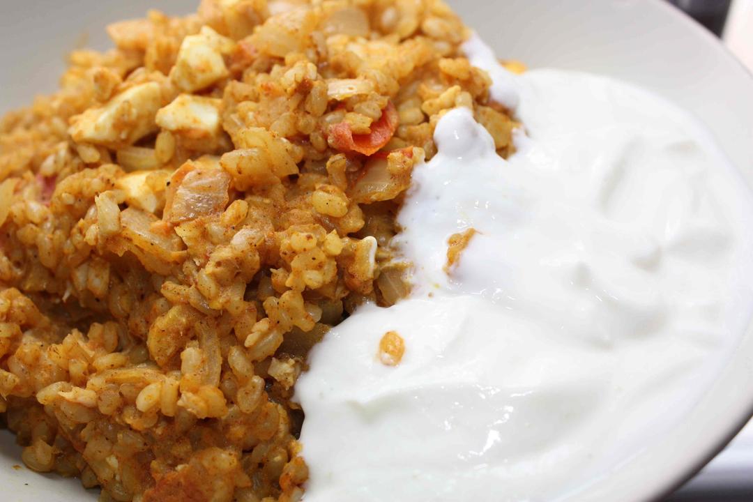 英式鱼蛋烩饭的做法