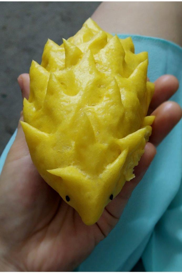 南瓜刺猬馒头