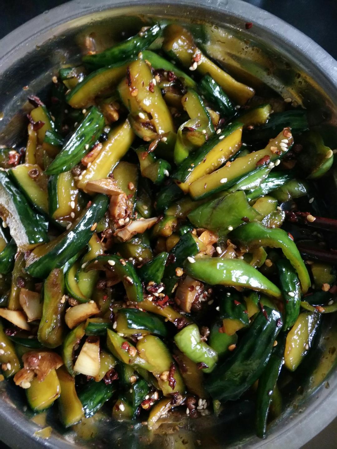 莫莫丽做的黄瓜咸菜