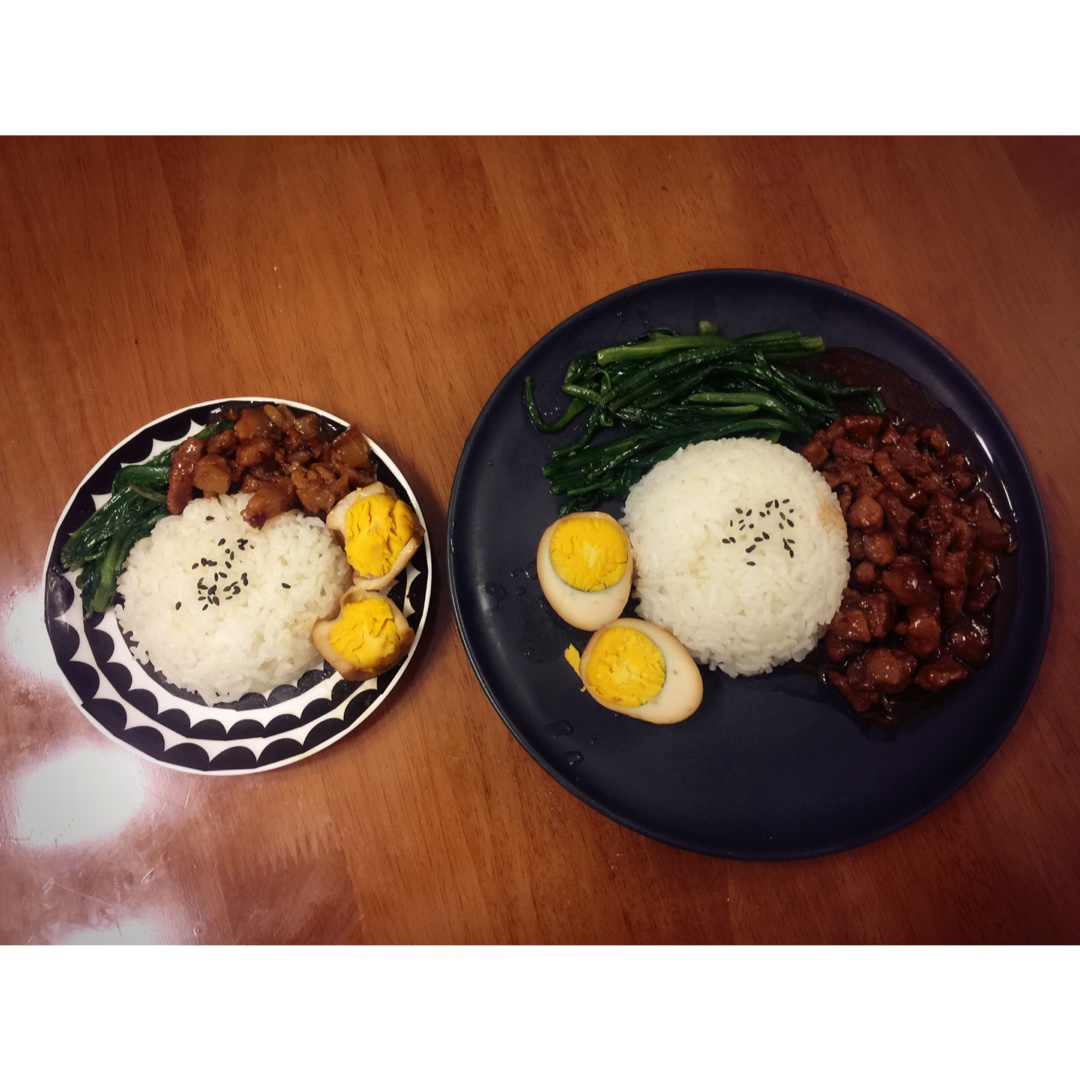 一碗高颜值有内涵的台湾卤肉饭