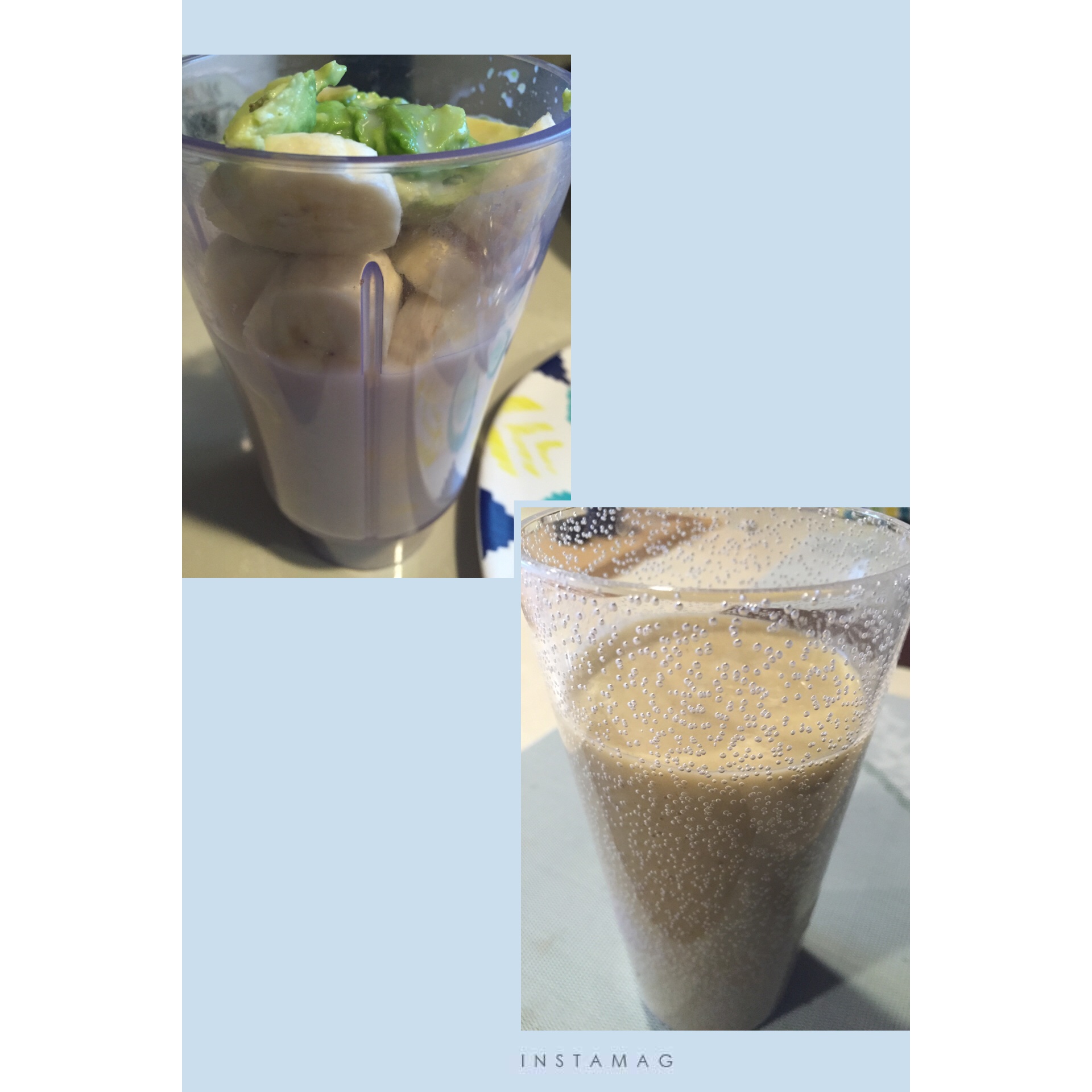 苹果牛油果奶昔