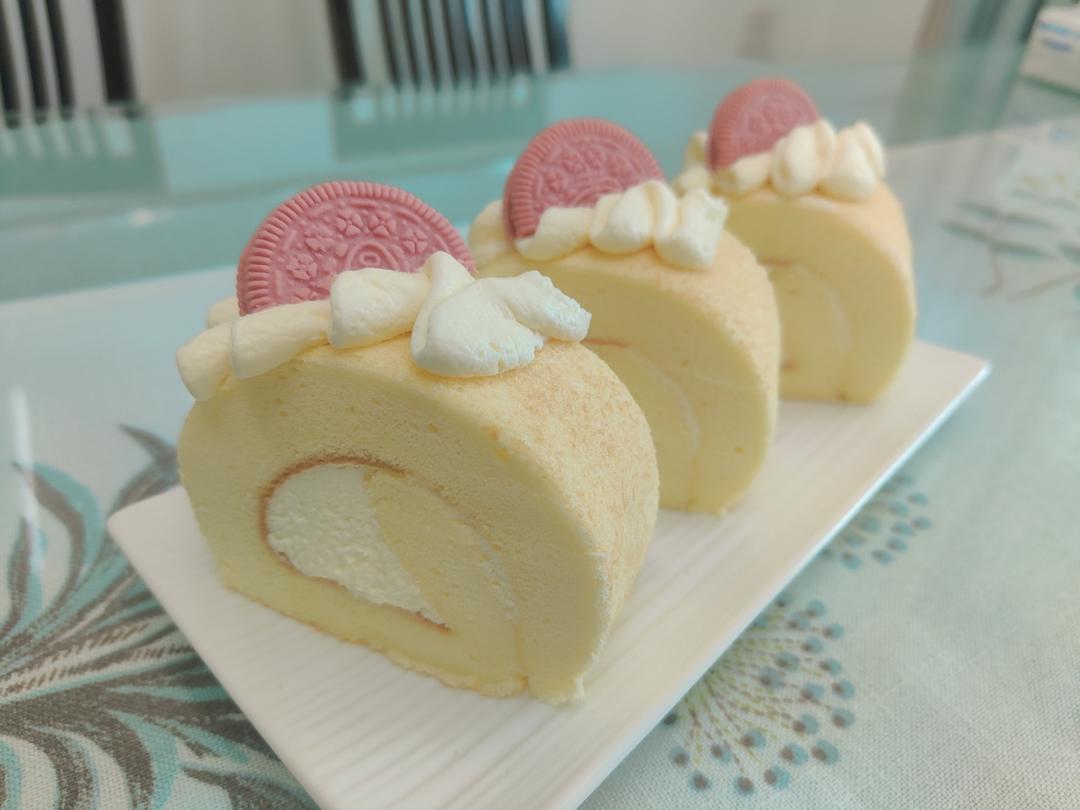 怎么卷都不裂的可可巧克力奥利奥蛋糕卷