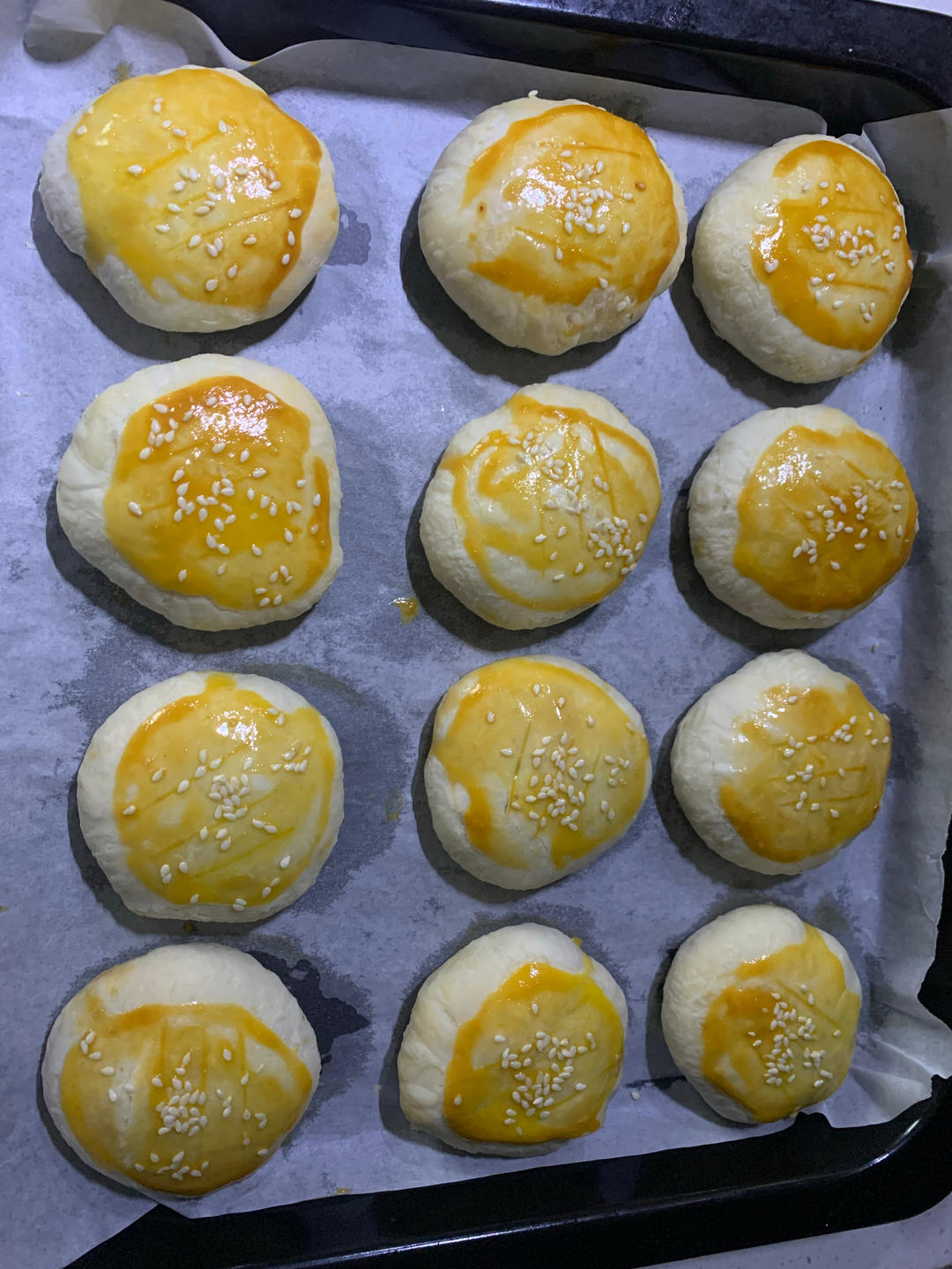 酥到掉渣的老婆饼 糯米馅（无需揉出膜）