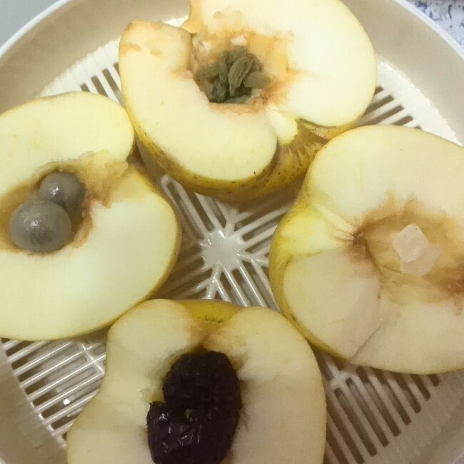 滋补蒸苹果