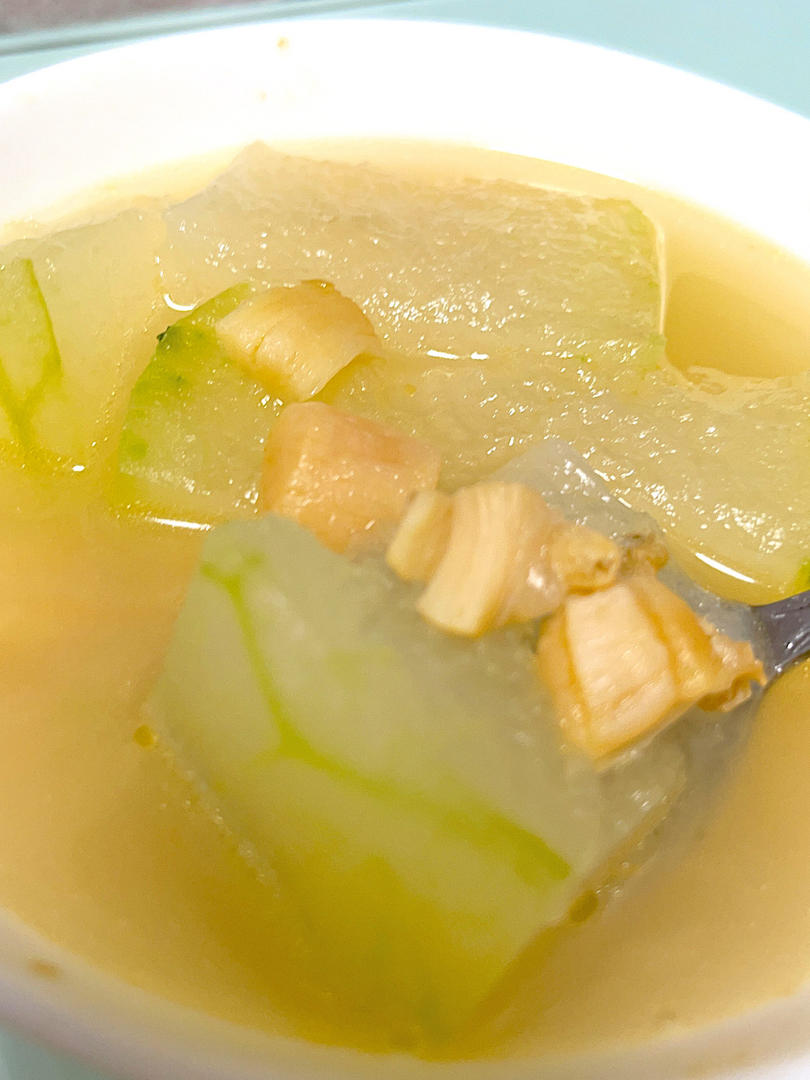 给熬夜族:冬瓜瑶柱汤