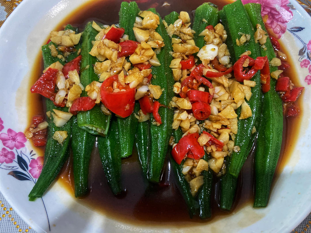 减脂营养健康|白灼秋葵|
