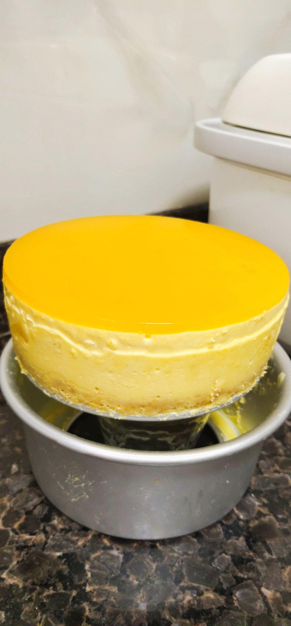 免烤箱芒果慕斯蛋糕