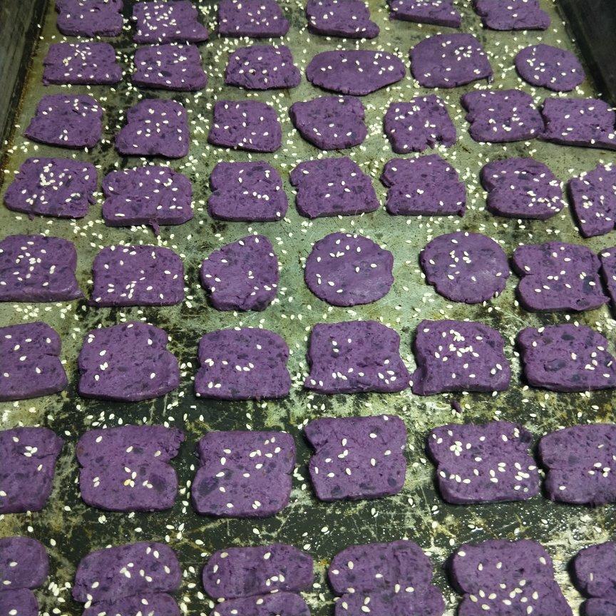 紫薯炼乳饼干
