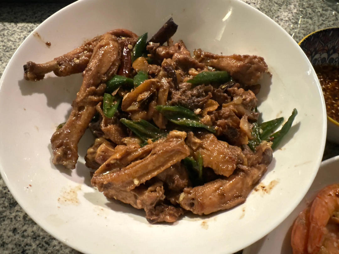 三伏天老姜炒鸡