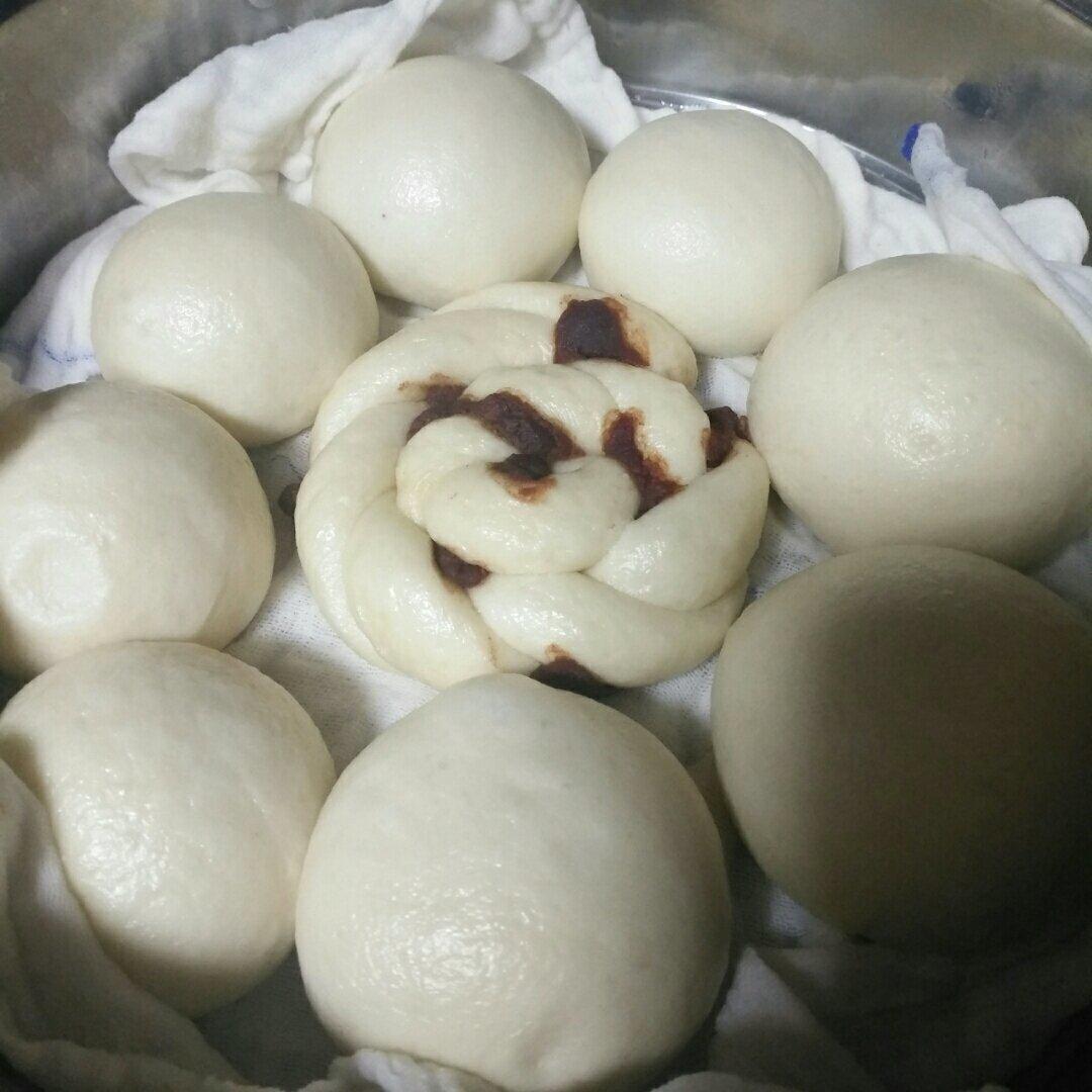 有着面包口感的红糖馒头（一次发酵）