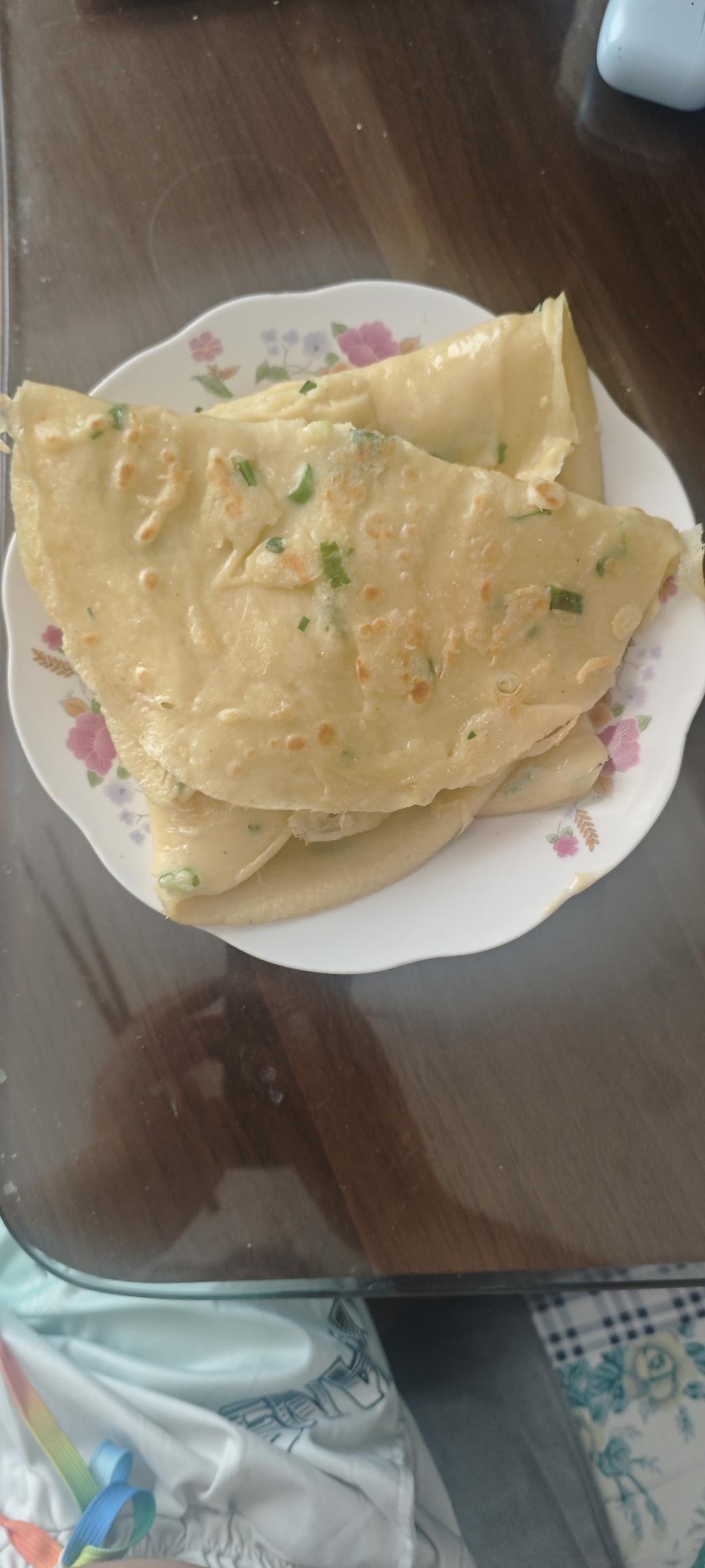 简单快手蔬菜鸡蛋煎饼