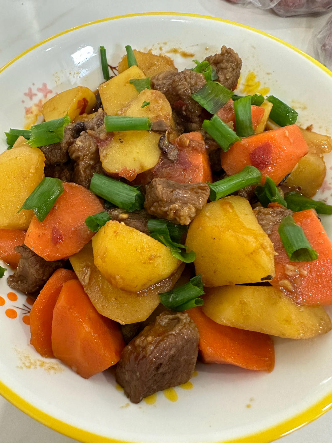 土豆焖牛腩