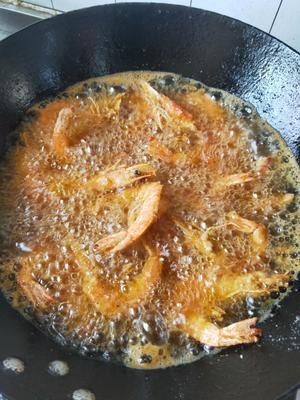 香酥椒盐大虾🦐的做法 步骤15