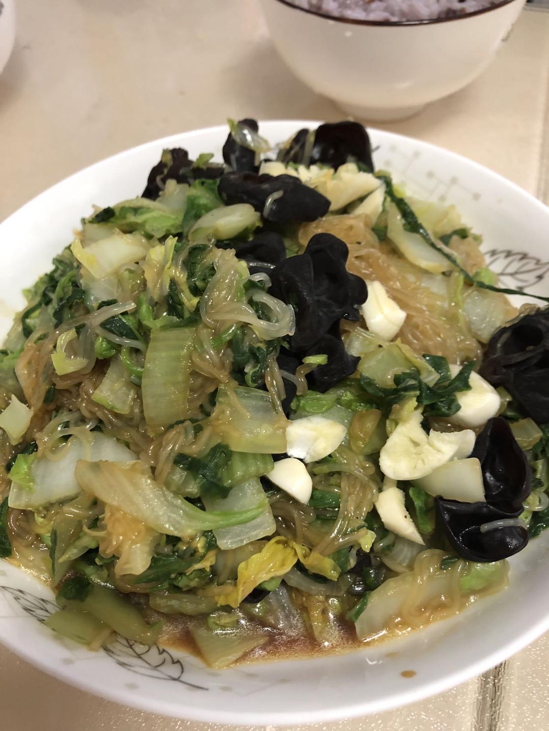 超级下饭❤️粉条炒小白菜