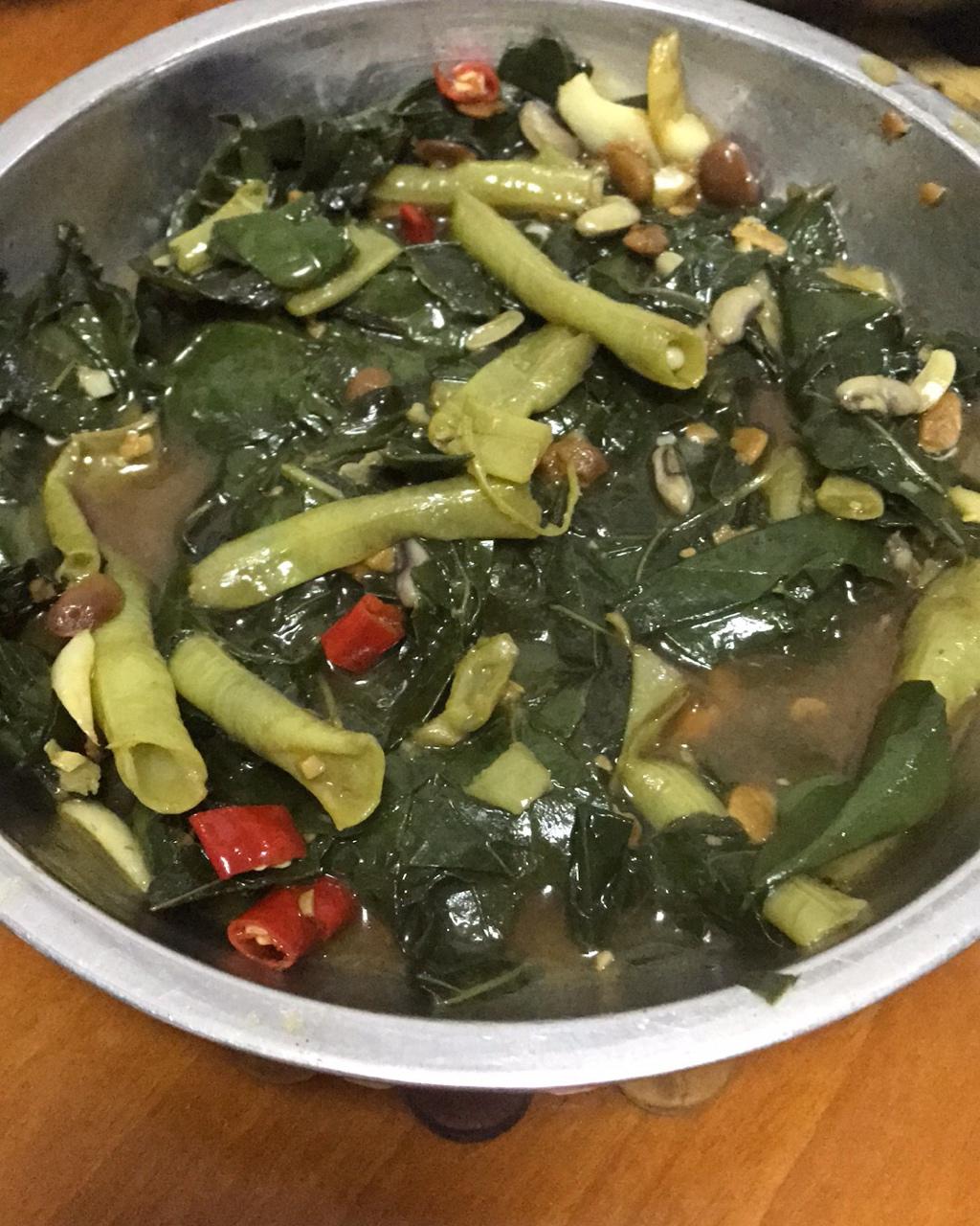 嘟嘟宝666做的炒豆角叶