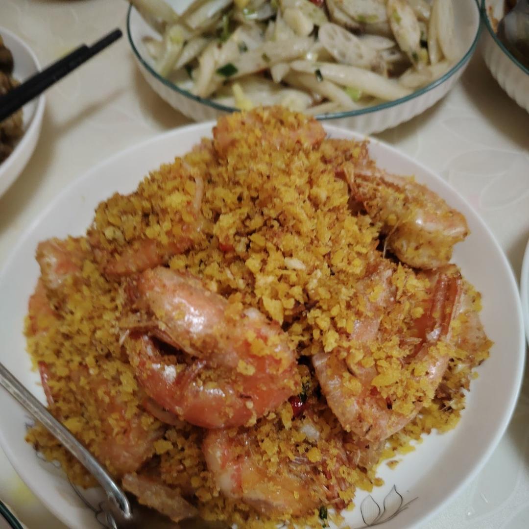 避风塘炒虾