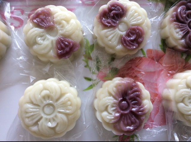 冰皮紫薯月饼