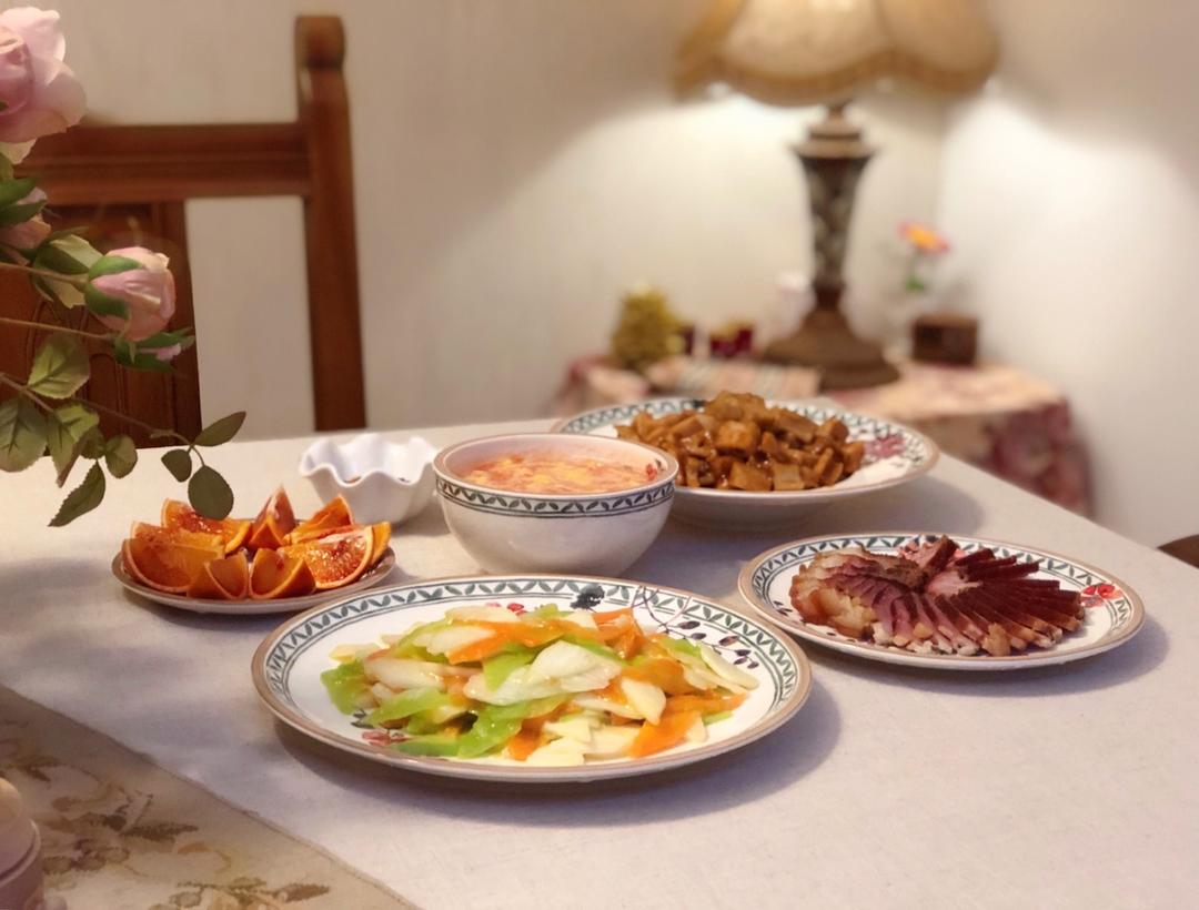 唯美食与爱恋做的晚餐2019年3月2日